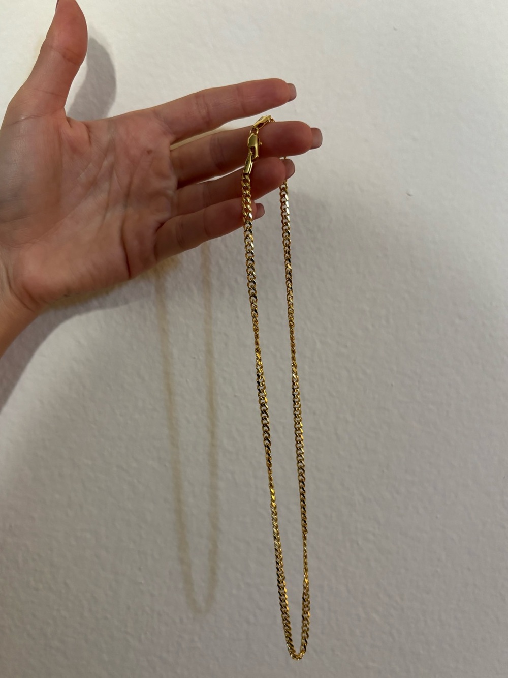 14K Gold Filled Curb Chain Necklace